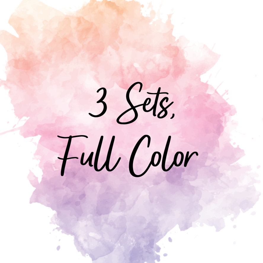 3 Sets, Full Color